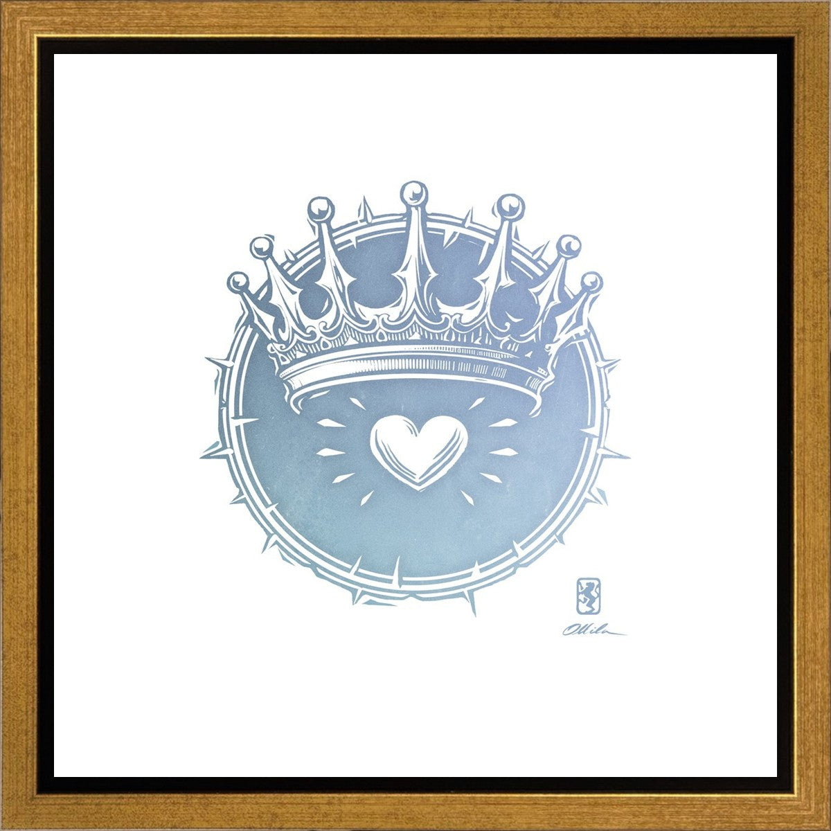2 Crowns AZURE Gallery Wrap