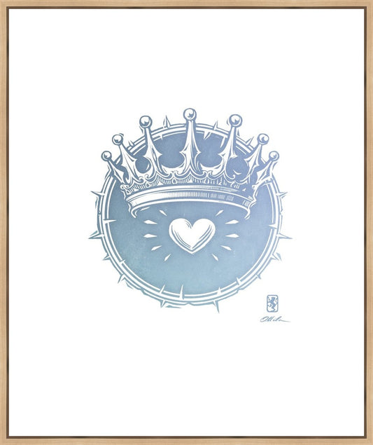2 Crowns AZURE Gallery Wrap