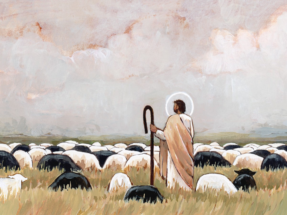 Our Steadfast Shepherd Large Wall Art