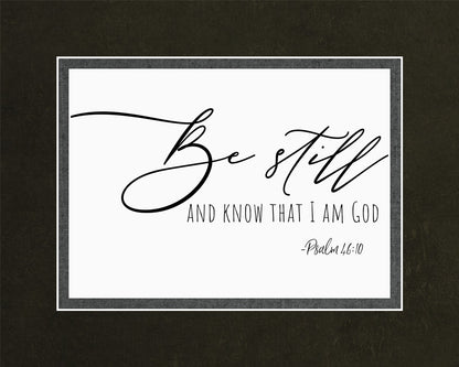 Be Still