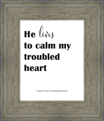 He Lives to Calm