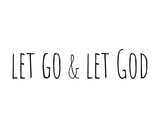 Let Go and Let God Gallery Wrap