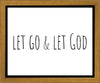 Let Go and Let God Gallery Wrap