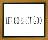 Let Go and Let God Gallery Wrap