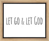 Let Go and Let God Gallery Wrap