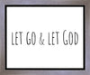 Let Go and Let God Gallery Wrap