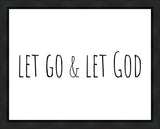 Let Go and Let God Gallery Wrap