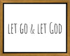 Let Go and Let God Gallery Wrap