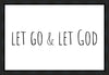 Let Go and Let God Gallery Wrap