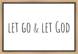 Let Go and Let God Gallery Wrap