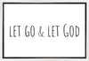 Let Go and Let God Gallery Wrap