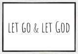 Let Go and Let God Gallery Wrap