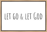 Let Go and Let God Gallery Wrap