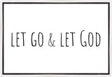 Let Go and Let God Gallery Wrap