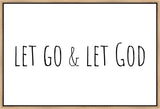 Let Go and Let God Gallery Wrap