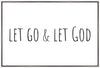 Let Go and Let God Gallery Wrap