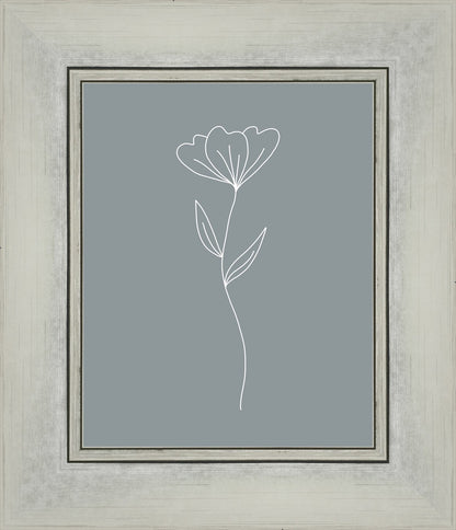 Minimalist Flower Blue