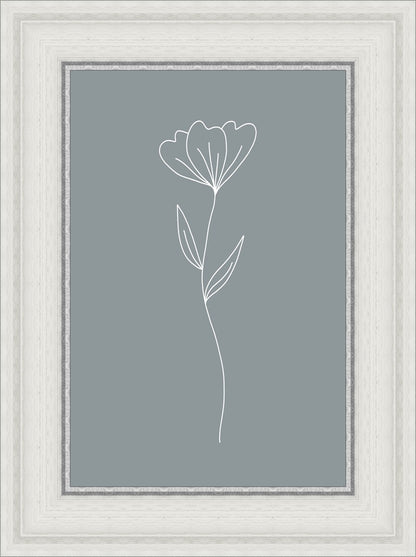Minimalist Flower Blue