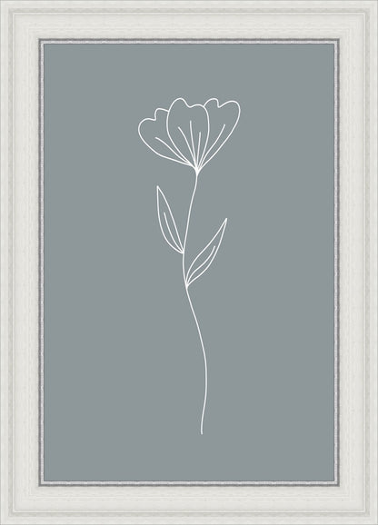 Minimalist Flower Blue