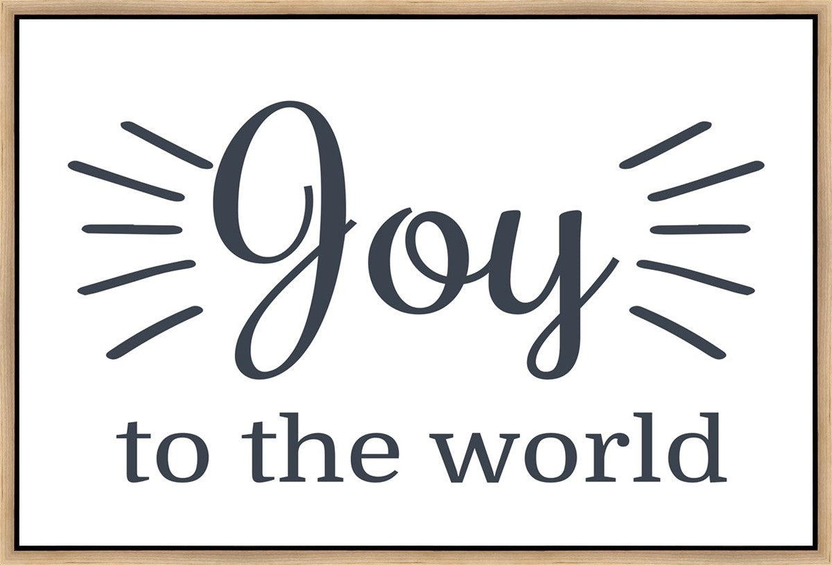Joy to The World Gallery Wrap