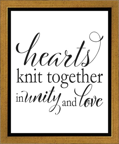 Hearts Knit Gallery Wrap