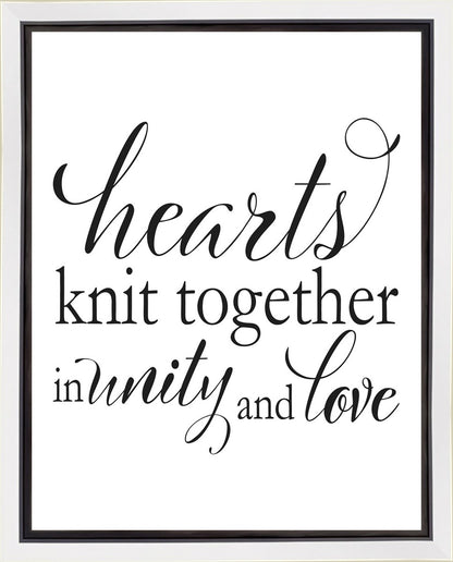 Hearts Knit Gallery Wrap