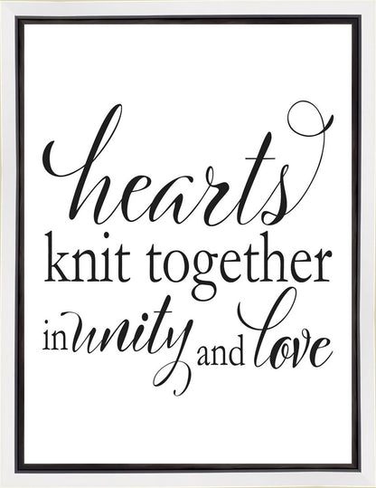 Hearts Knit Gallery Wrap