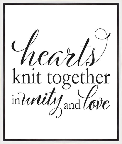 Hearts Knit Gallery Wrap