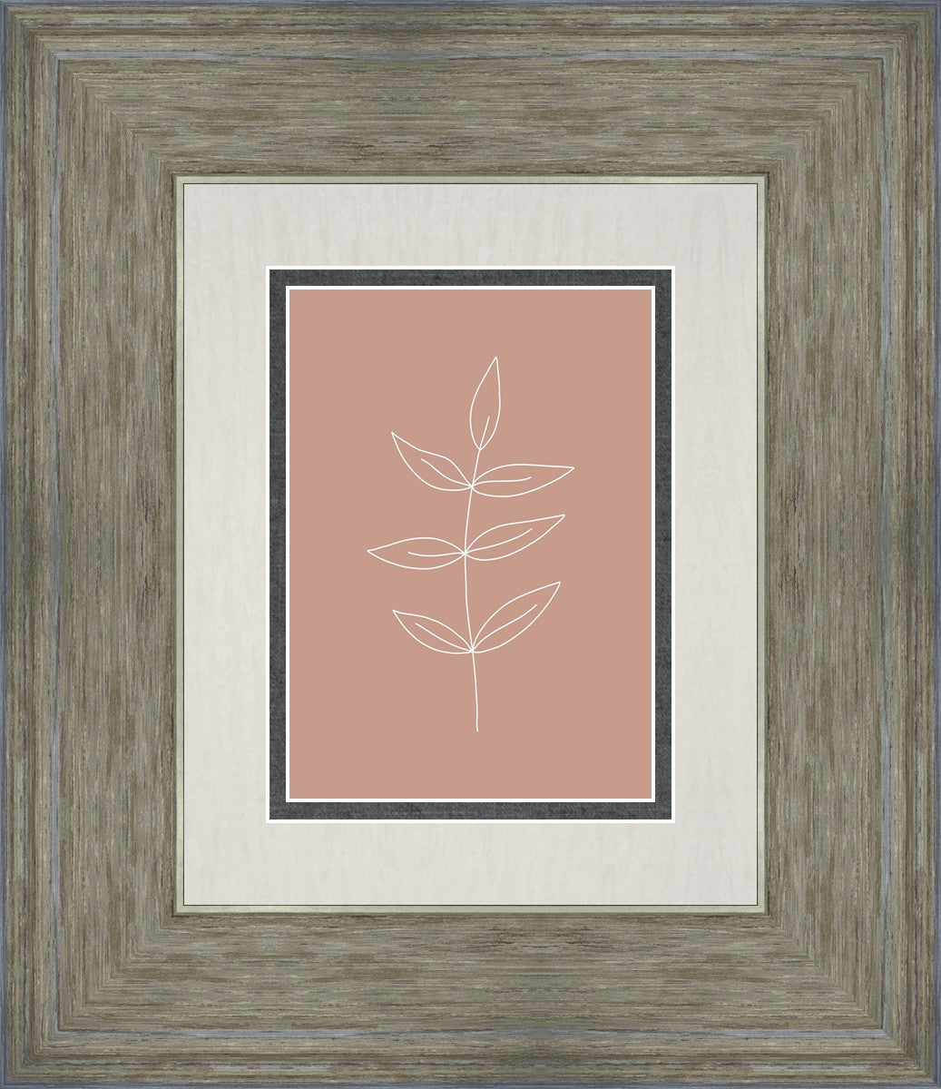 Minimalist Leaves Pink