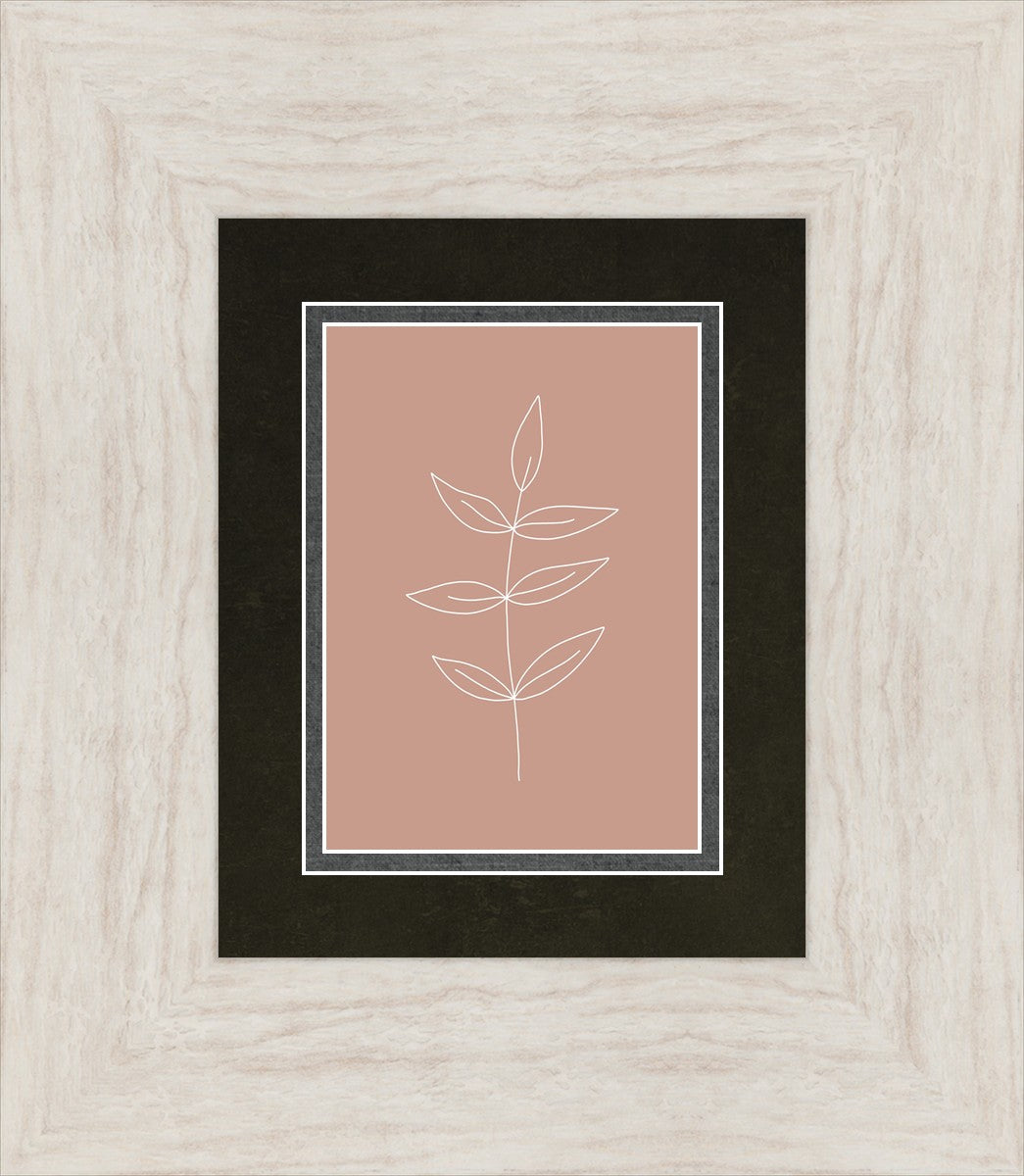 Minimalist Leaves Pink