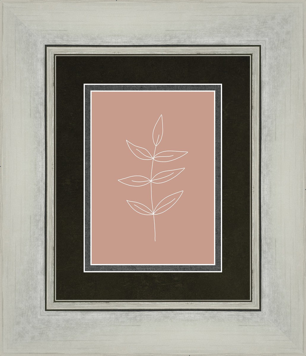 Minimalist Leaves Pink