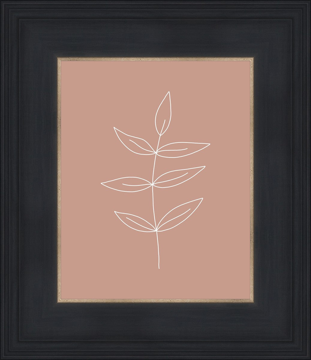 Minimalist Leaves Pink