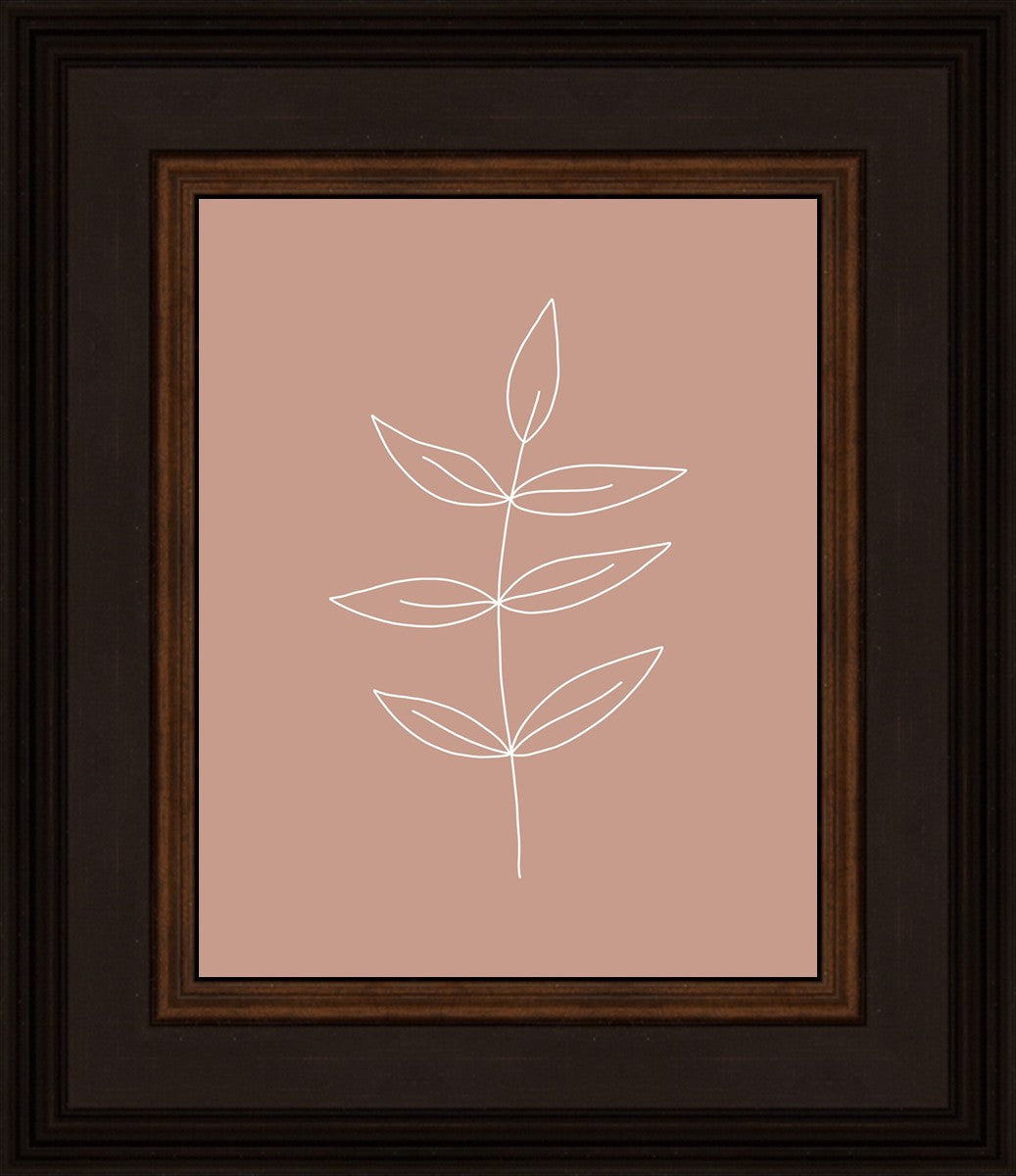 Minimalist Leaves Pink