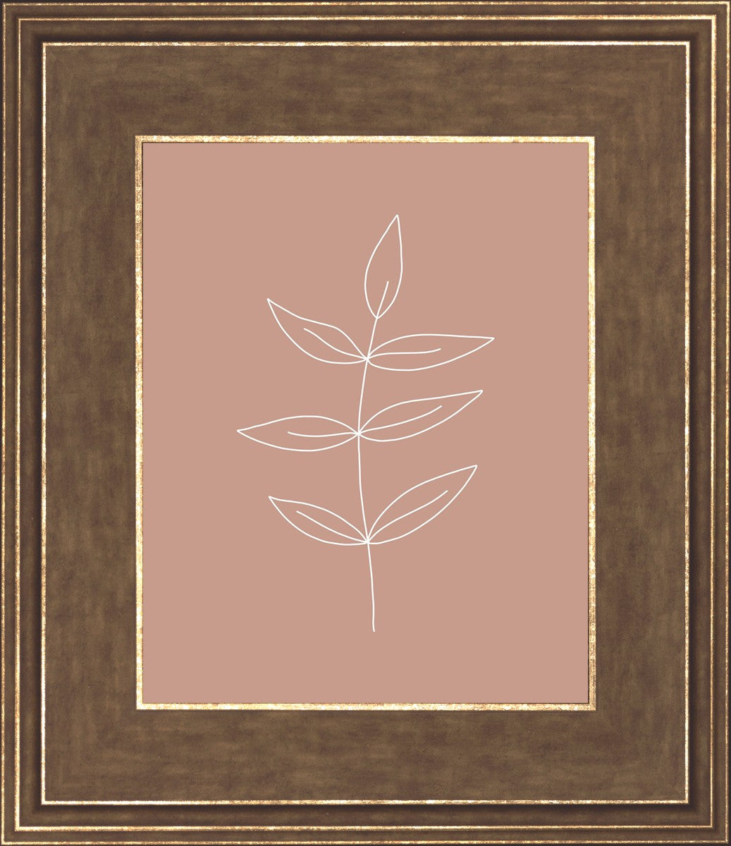 Minimalist Leaves Pink