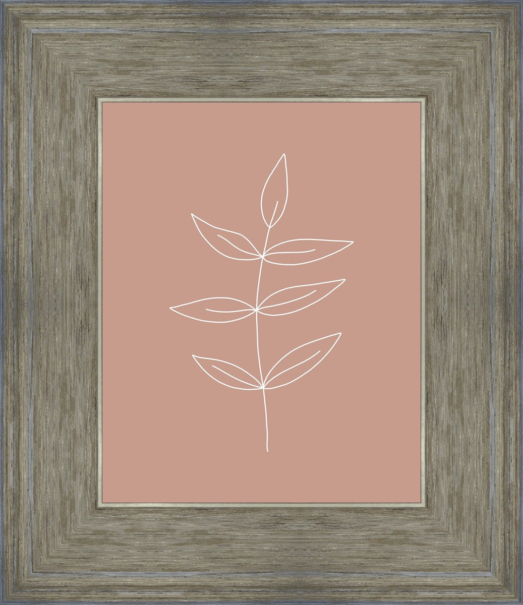 Minimalist Leaves Pink