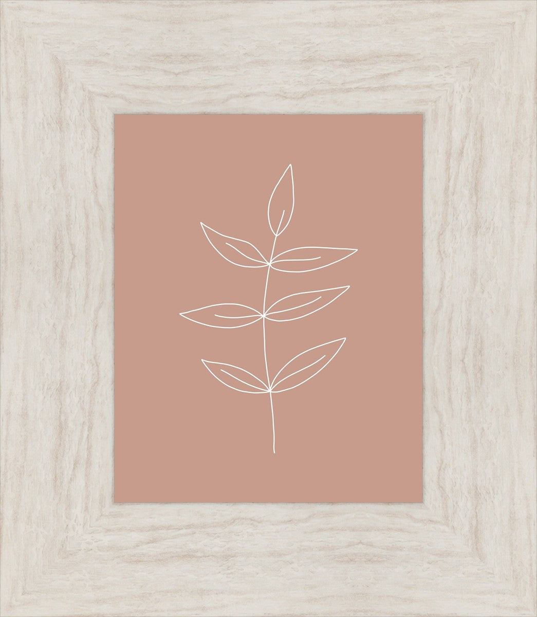 Minimalist Leaves Pink
