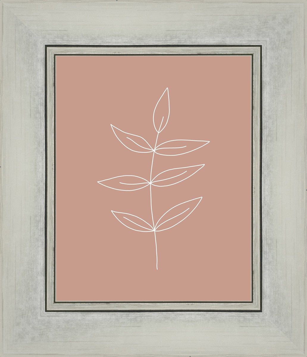 Minimalist Leaves Pink