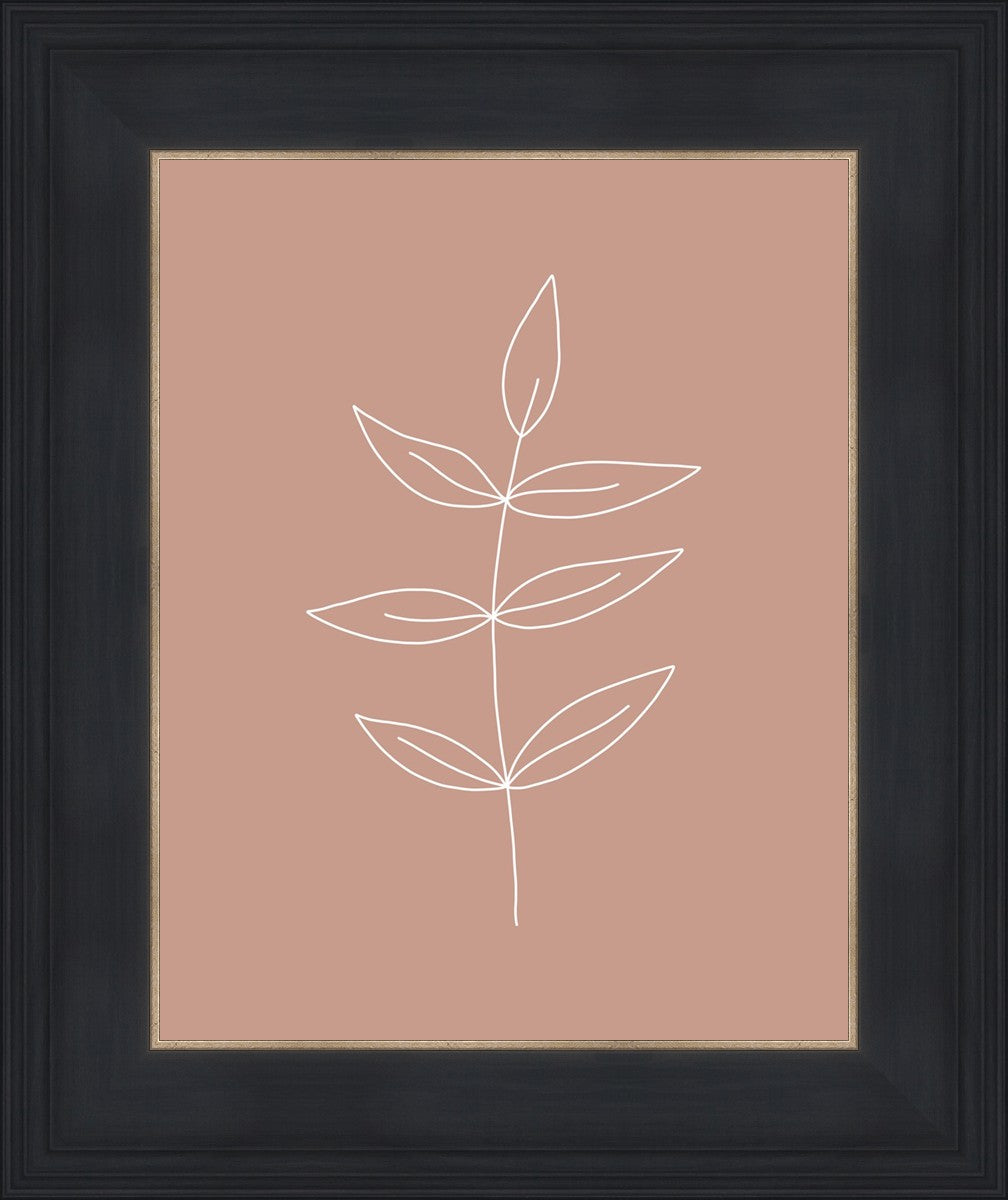 Minimalist Leaves Pink