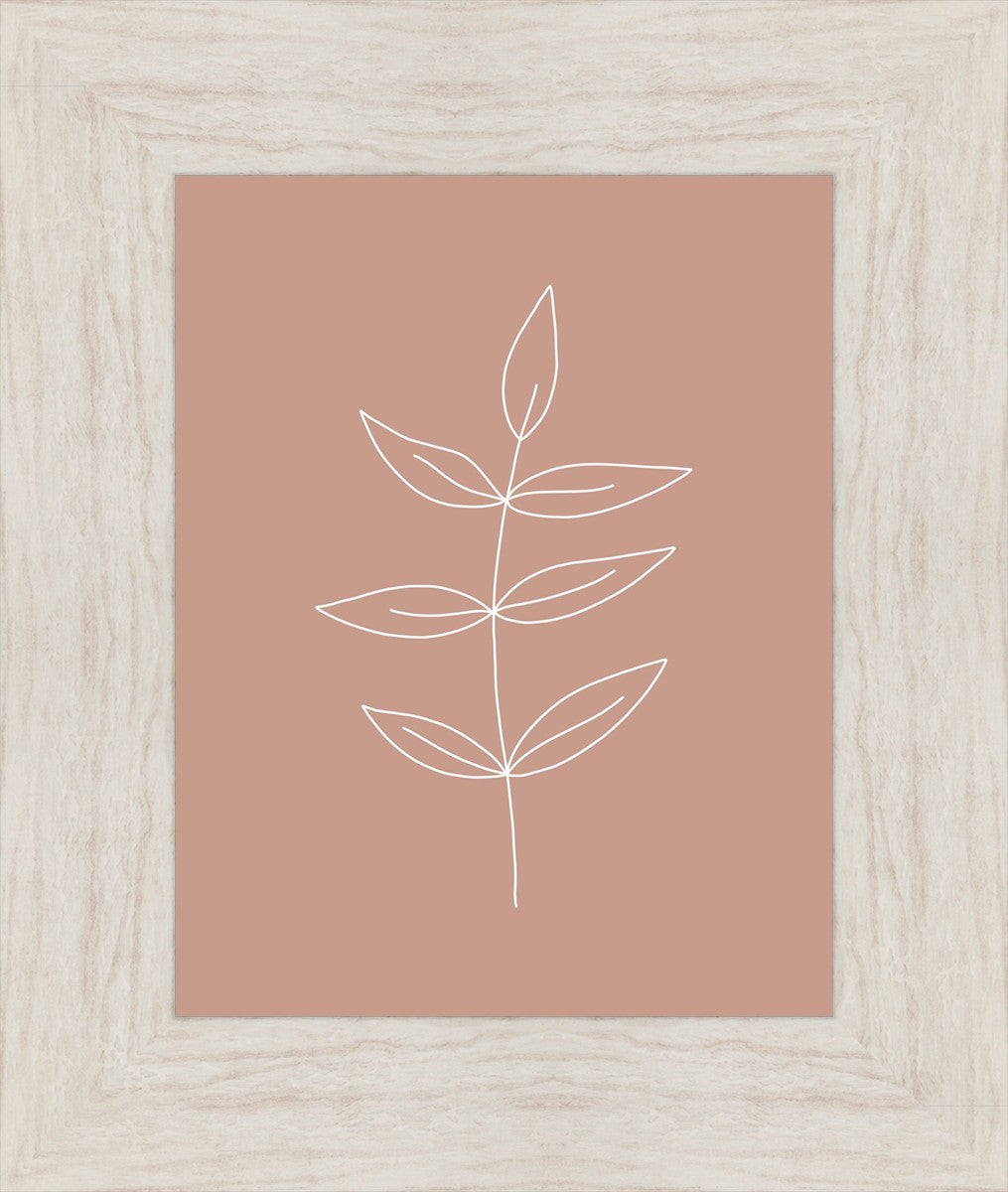 Minimalist Leaves Pink
