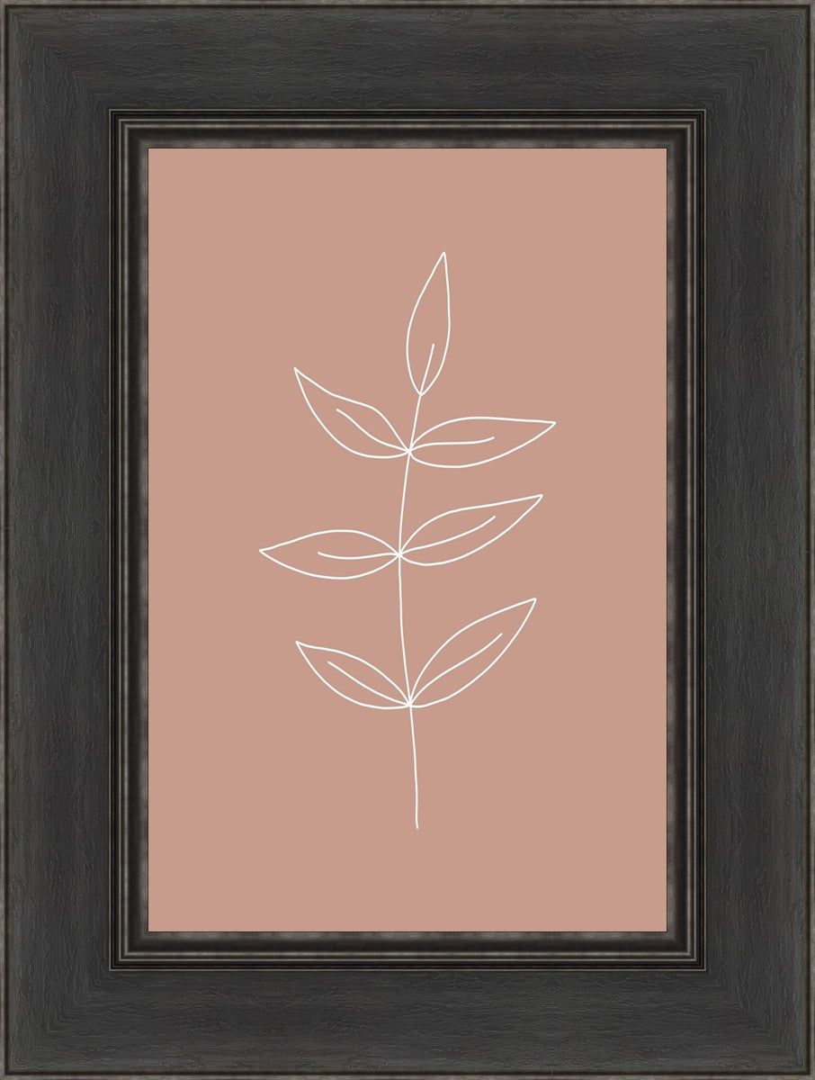 Minimalist Leaves Pink