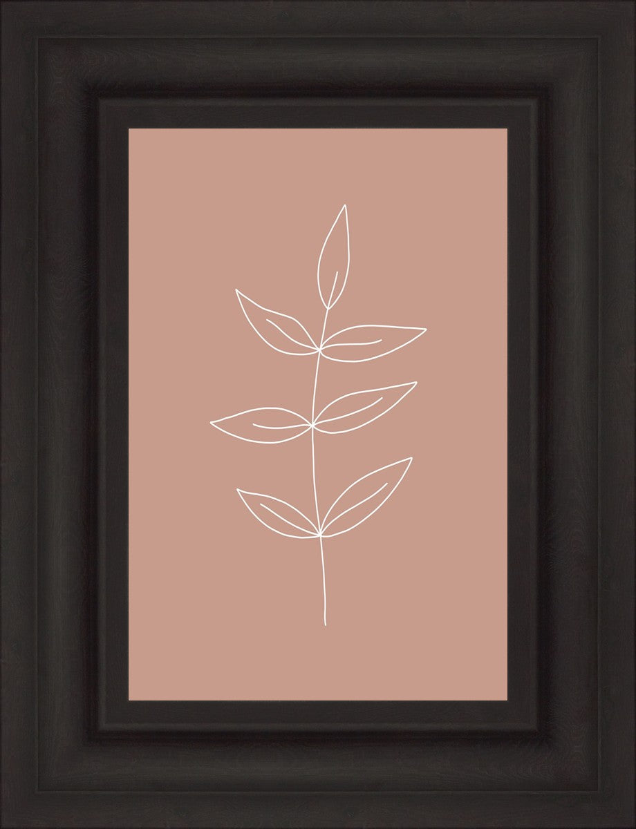 Minimalist Leaves Pink