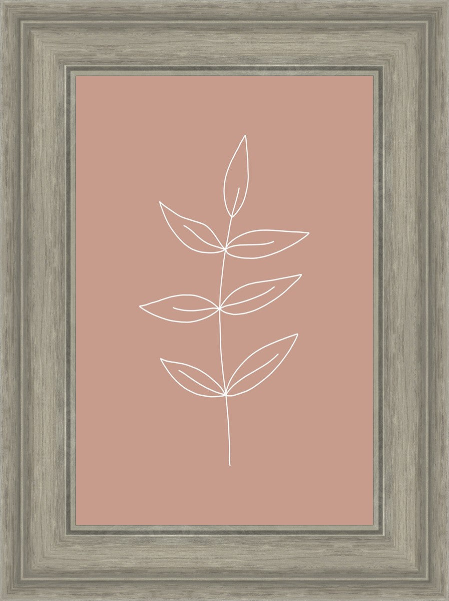 Minimalist Leaves Pink