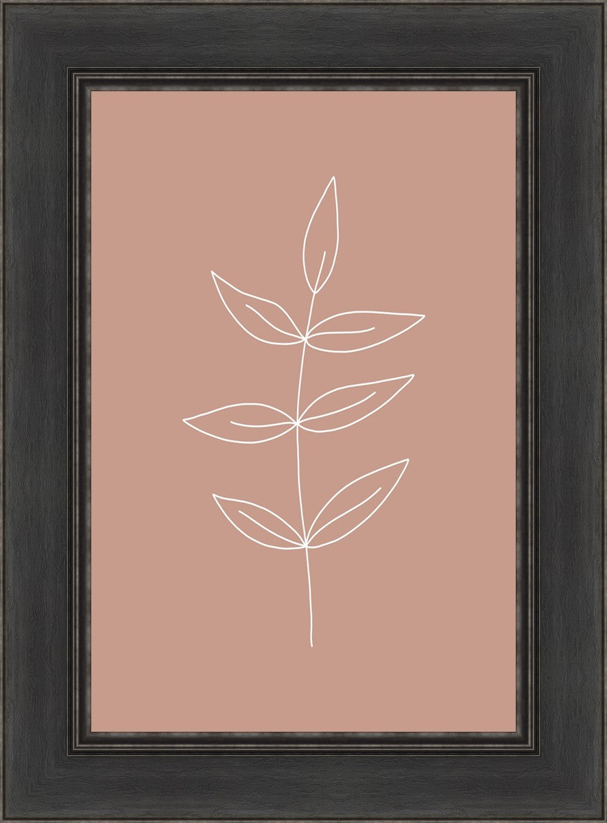 Minimalist Leaves Pink