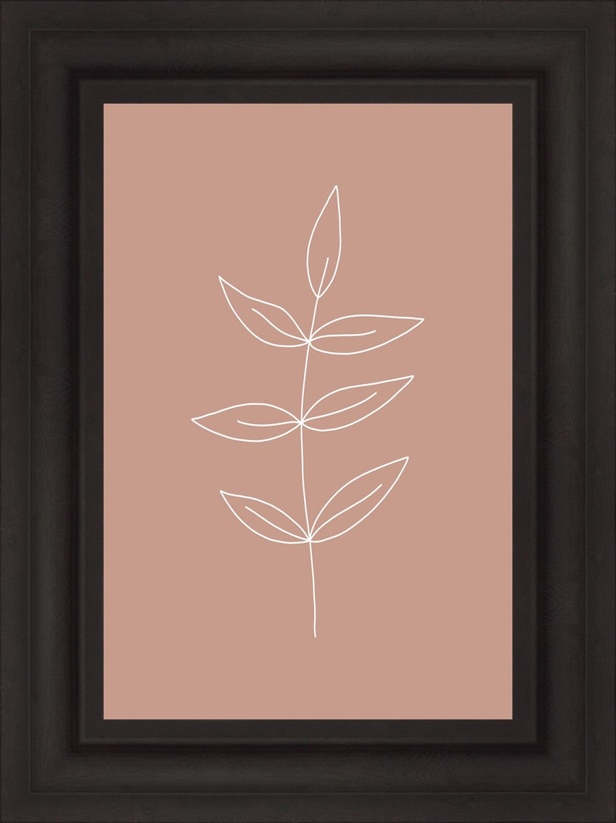 Minimalist Leaves Pink