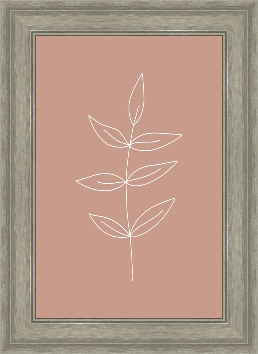 Minimalist Leaves Pink