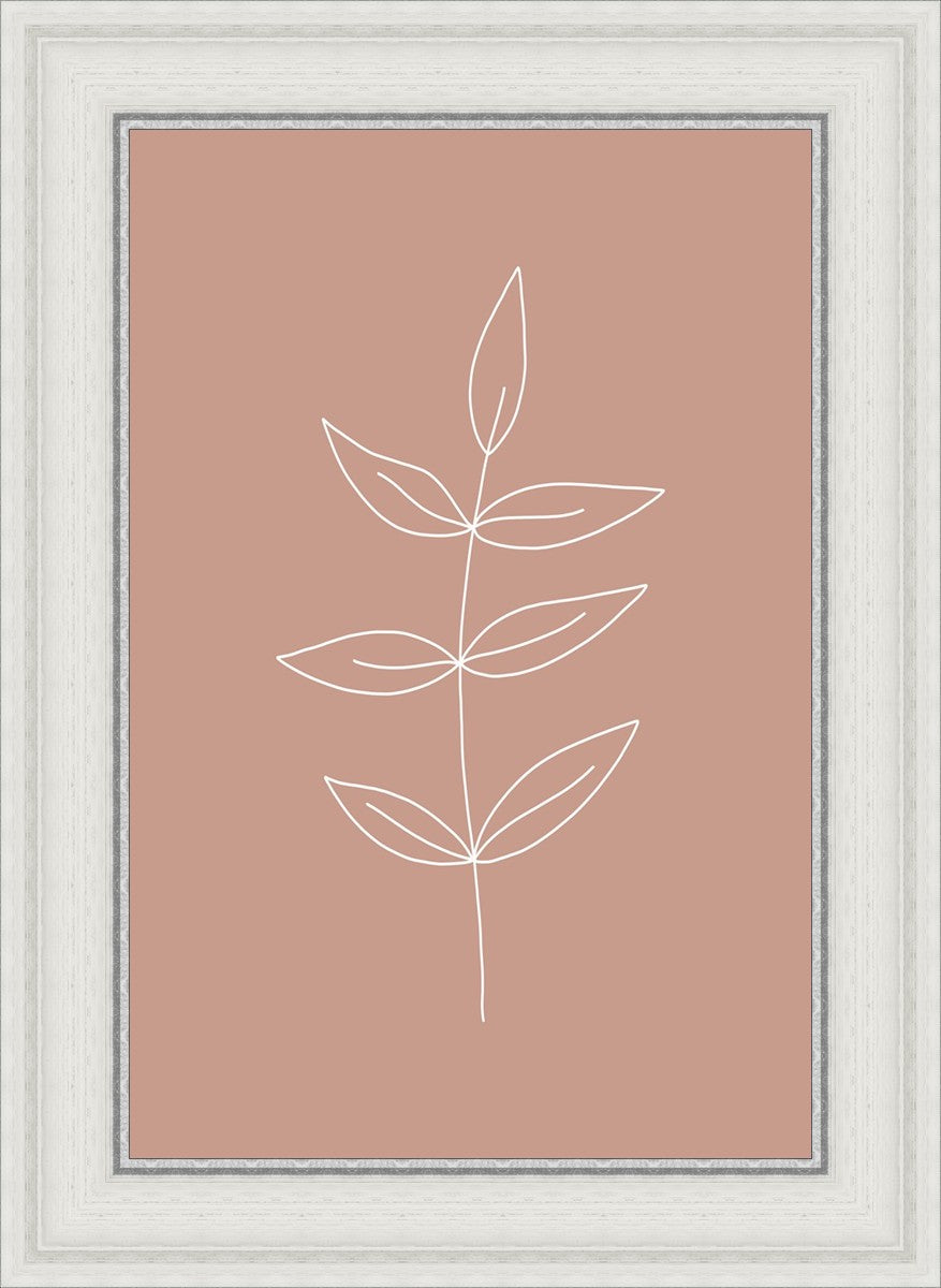 Minimalist Leaves Pink