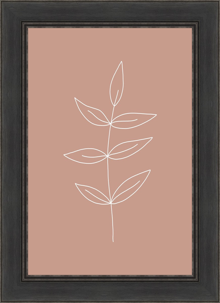Minimalist Leaves Pink