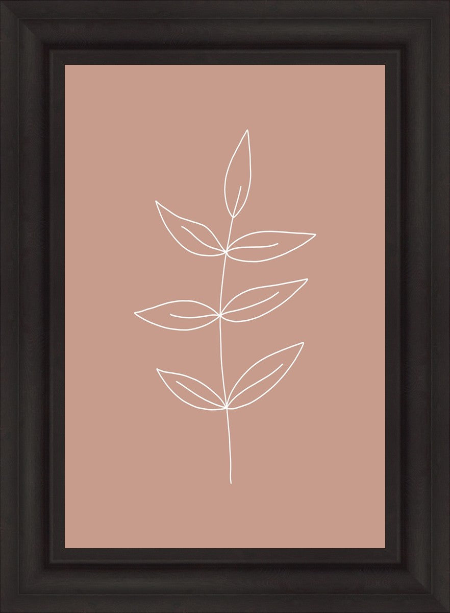 Minimalist Leaves Pink