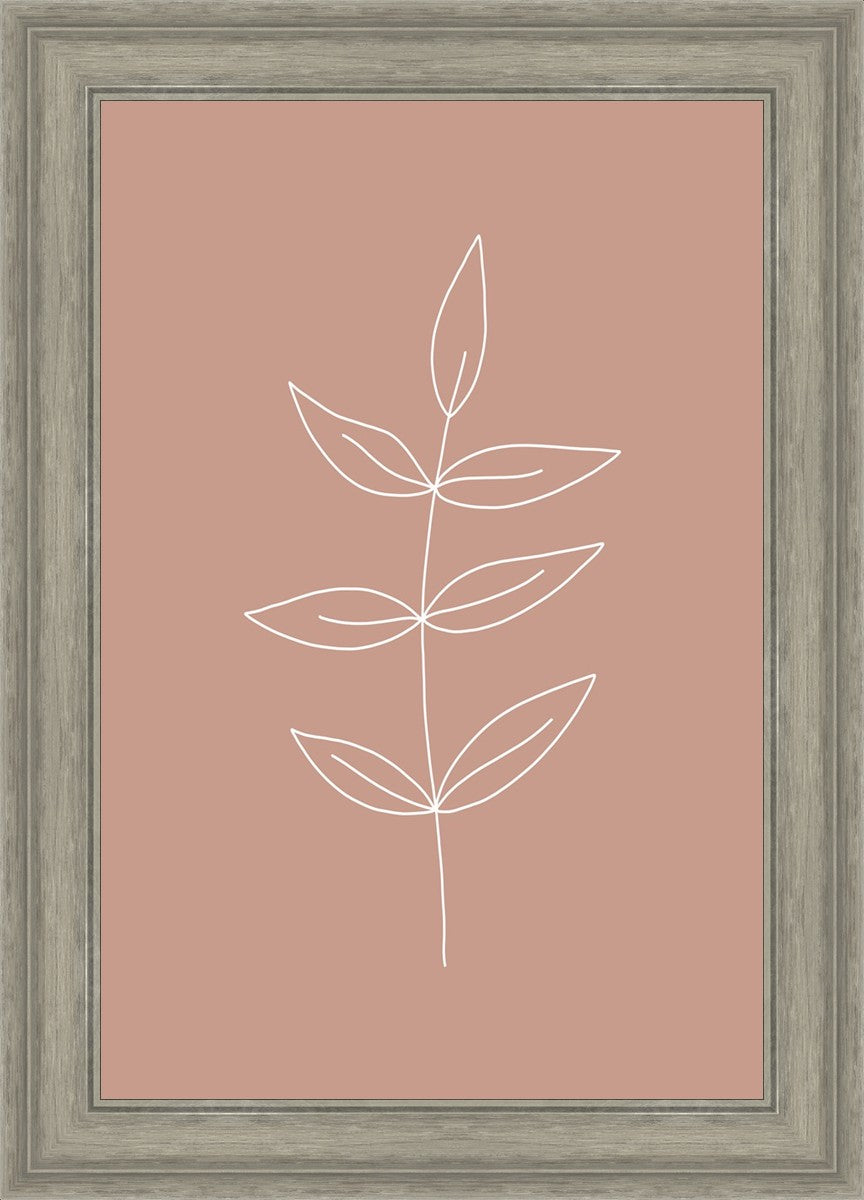 Minimalist Leaves Pink