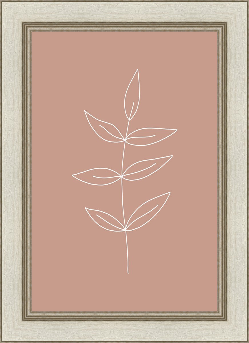 Minimalist Leaves Pink
